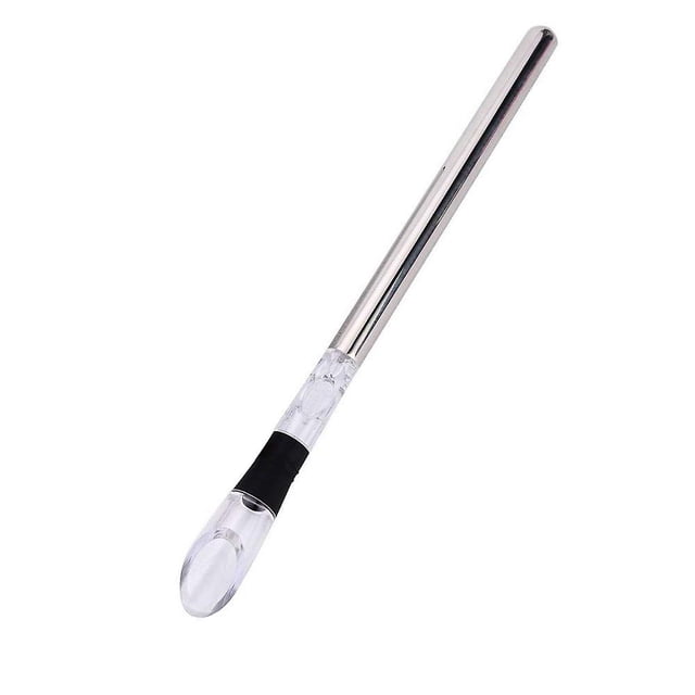 Enfriador de vino, barra enfriadora de botellas de vino de acero inoxidable 3 en 1 - Varilla enfriadora de vino rápida sin hielo con aireador y vertedor - Accesorios de vino perfectos Gif JFHHH pequeña