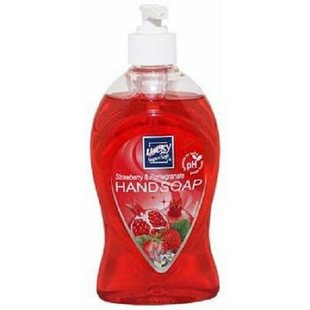Product Of Lucky, Liquid Hand Soap - Strawberry & Pomegranate, Count 1 - Hand Soap & Liquid / Grab Varieties &