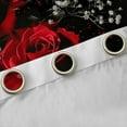 thumbnail image 4 of Manfei Romantic Rose Black Out Curtains for Lover, Couple Valentines Day Curtains Pack of 2 (42x63 Each), Black Red Bedroom Curtains, Window Curtains Bedroom Decor, 4 of 6