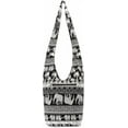 thumbnail image 5 of Lohol Women Shoulder Handbags Fashion canvas Hippie Crossbody Bags Bohemian Animal Prints Hobo Bags(Black), 5 of 9