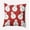 Berry Red, variant on 16" x 16" Simply Daisy Dancing Snowmen Polyester Accent Pillow, Leaf Green Qty 1