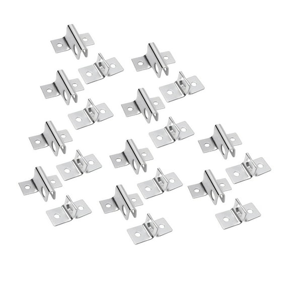 10pcs Thicken Locker Padlock Hasp Door Buckles Wardrobe Security Door Gate Bolt Latches Lock Bracket Door Hardware Hasp