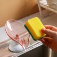 thumbnail image 4 of CAROOTU Rotatable Suction Cup Drain Soap Box Double Punch-free Storage Case for Bathroom, 4 of 6