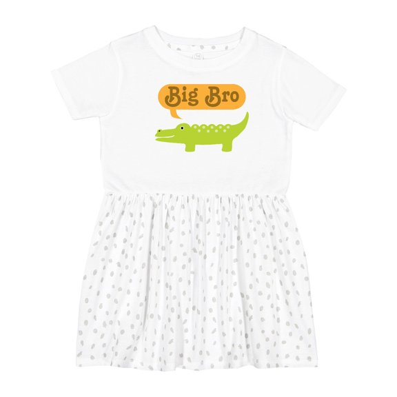 Inktastic Big Bro Alligator Boys Announcement Girls Toddler Dress