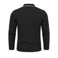 thumbnail image 4 of jjayotai Men's Shirts Long Sleeve Slim Fit Casual Shirts Classic Stretch T Shirt Golf Shirts, 4 of 5
