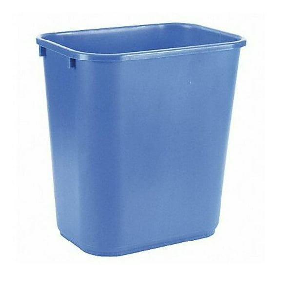 Tough Guy Desk Recycling Container,Blue,7 gal. 4UAU5