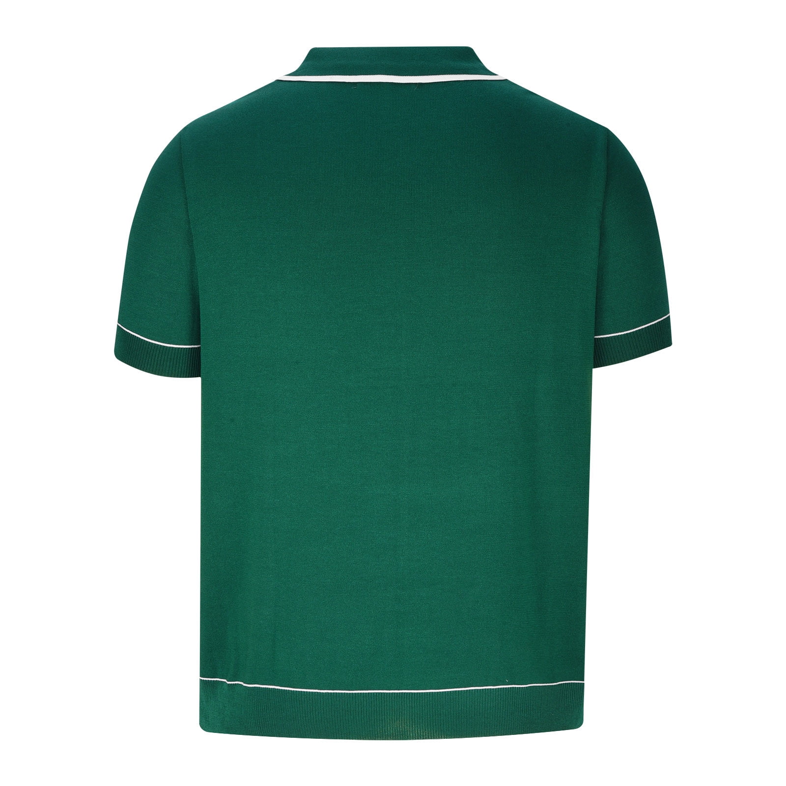 Rloper-Lop Men's Knit Polo Shirts Short Sleeve Lapel T
