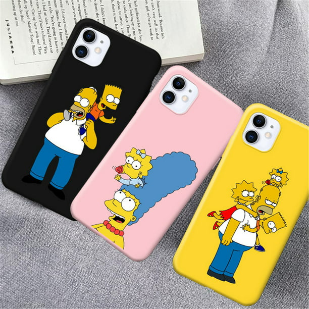 for iPhone 6 Case,Funny Simpsons Phone Cover for iPhone 6/6S 