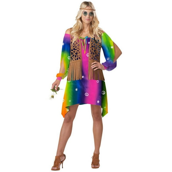 Tie-Die Hippie Chick Adult Costume