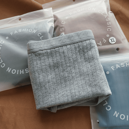 Fulorrnie Underwear for Women Plus Size Briefs High Waisted Seamless Panties Cute Waistband Elastic Waist Comfort Panty Grey M