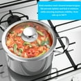 thumbnail image 4 of Ensemble de Casseroles et Poêles en Acier Inoxydable, Ensemble de Cuisine 7 Pcs avec Couvercles en Verre, Poignée Qui Reste Froide, Compatible avec Plaques à Induction/électrique et à Gaz, Lave-Vaisselle, 4 of 7
