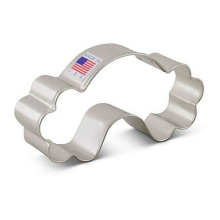 Gold Plated Cigar Cutter - Ann Clark Rainbow With Clouds Cookie Cutter - 4 Inches - Tin Plated Steel