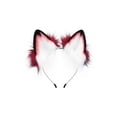 thumbnail image 3 of Handmade Wolf Ears Headband Unique Accessory for Festivals and Parties Headbands for Women, 3 of 4