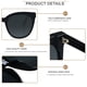 thumbnail image 3 of Gafas de Sol LYZOIT Oversized de Ojo de Gato para Mujer Paquete de 2 Negro Rosa, 3 of 6
