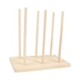 thumbnail image 1 of Elodie Wooden Ribbon Organizer Ribbon Rack Storage for Crocheting Sewing Craft Room M, 1 of 8