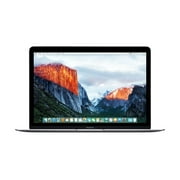 Apple MacBook MLH82E/A 12" avec écran Retina (1,2 GHz Dual Core Intel m5, 8 Go de RAM, 512 Go HD, 512 Go, OS X) Gris sidéral (modèle international sans garantie) (Clavier espagnol) (Nouvelle boîte ouverte)