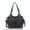 Black, variant on Angel Kiss Purses and Handbags for Women Vegan Leather Hobo Purses multi pocket Satchel Handbags