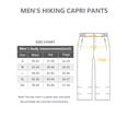 thumbnail image 6 of 33,000ft Men's Hiking Golf Capri Pants 3/4 Cargo Quick Dry Lightweight Stretch Below Knee Shorts Pants Travel Casual, 6 of 6