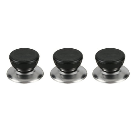 

Cookware 3 Pieces Replacement Kettle Pot Lid Plastic Knob Black