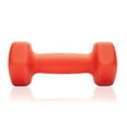 thumbnail image 2 of Basics Neoprene Workout Dumbbell Red 5lb Neoprene Hex Dumbbell Hand Weights, Set of 2, 2 of 5
