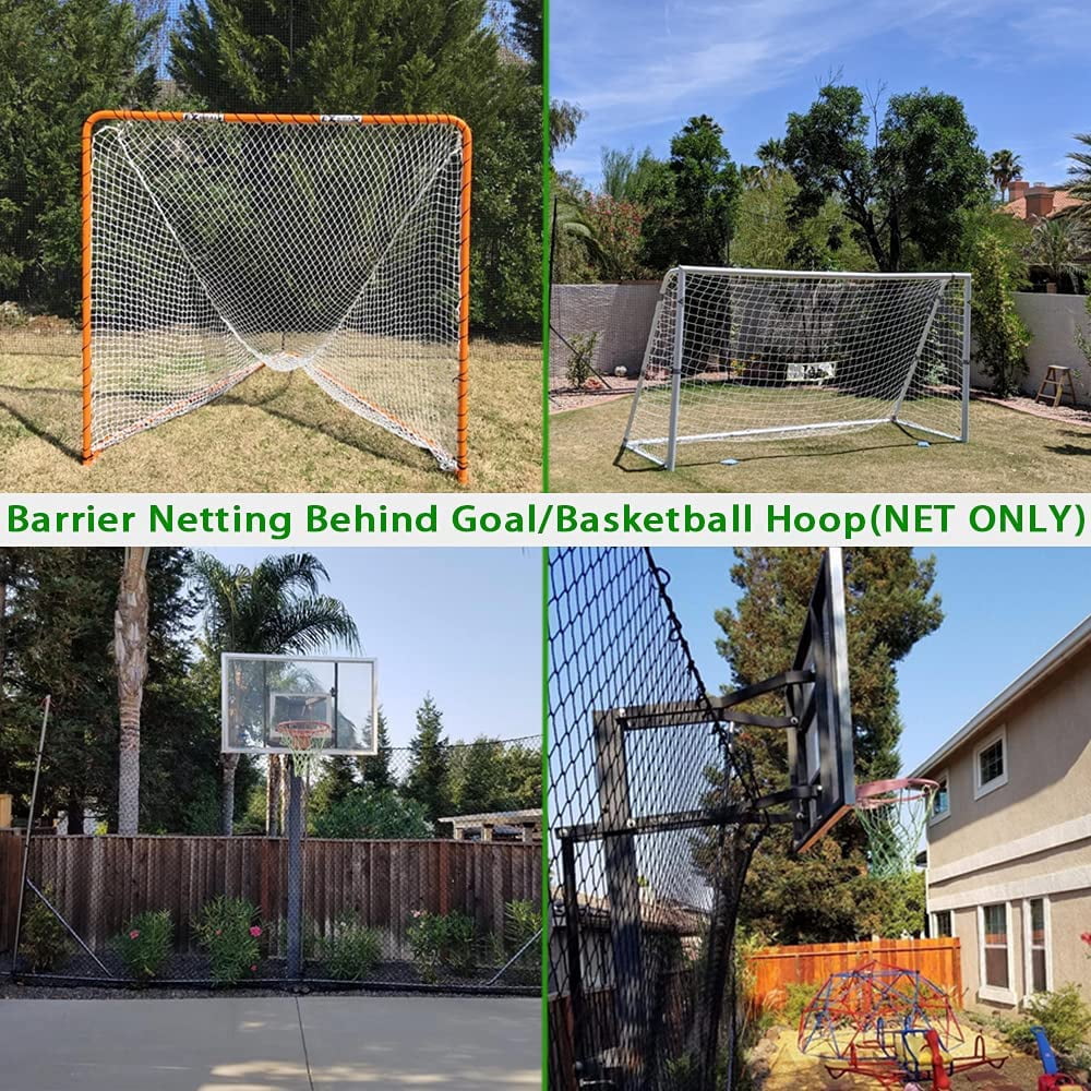 Heavy Duty Baseball Backstop Net 10x20ft Nylon Sports Practice Barrier for Training