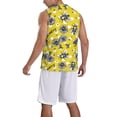 thumbnail image 2 of Xecao Honeybee print basketball shirt for both men and women, a unisex basketball jersey perfect for theme parties-3X-Large, 2 of 6