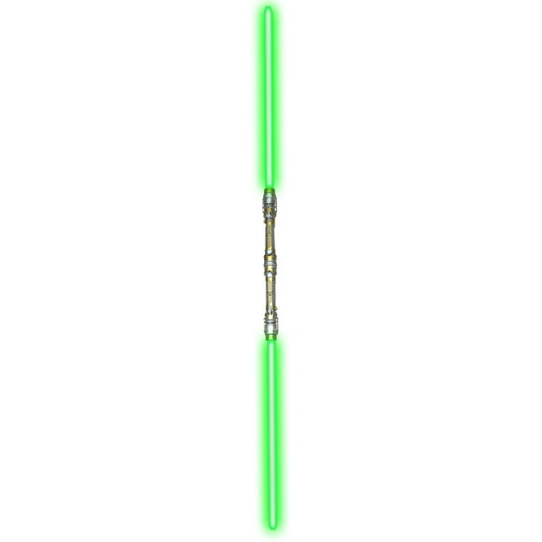 Rhode Island Novelty 52 Green Double Bladed Dual 2 Sided Light Sword Laser Saber Staff Toy Walmart Com