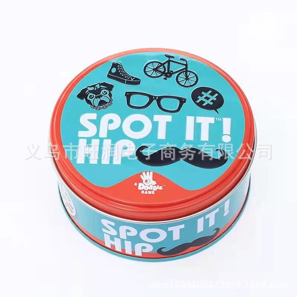 跨境专供 厂家直销 外贸款 英文版 spot it 找你妹 亲子互动游戏as the picture Deng Xun unisex