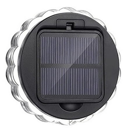 

Petal-Shaped Solar Wall Lamp Outdoor Rotatable Decorative Lamp for Gardens and Courtyards Warm White