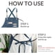 thumbnail image 4 of Adjustable Over sized Plus Size Canvas Apron with Pockets Men and Women Aprons Waterproof thickened canvas apron, 4 of 5