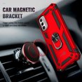 thumbnail image 5 of CoverON For Motorola Moto G 5G 2022 Case, Ring Kickstand Rugged Phone Cover Magnetic Car Mount Compatible - Red, 5 of 9
