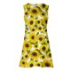 thumbnail image 5 of Mujeres verano casual sin mangas cuello redondo gradiente impreso bolsillo manga vestidos vestido suelto OAVQHLG3B Store lin121212, 5 of 5
