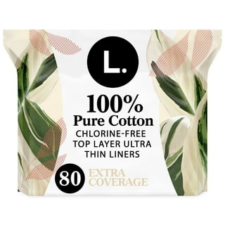 L. Organic Cotton Regular + Super Absorbency Compact Tampons 30 Count 