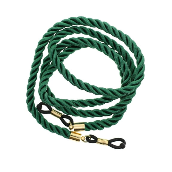 Wswqop Eyeglass Chains Lanyard Glasses Holder Chains Eyewear Retainer Glasses Strap Men dark green