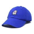 thumbnail image 5 of Dalix Strawberry Cow Embroidered Womens Cotton Dad Hat Baseball Cap in Royal Blue, 5 of 5