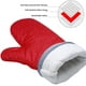 thumbnail image 4 of Guantes de horno Guantes resistentes al calor, guantes de cocina para cocinar, horno de microondas, hornear, (un par) (rojo) WD.WDQZL Hogar, 4 of 5