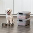 thumbnail image 4 of IRIS 5 kg Airtight Pet Food Container Dog & Cat Food Storage Bin Treat Box 2 Pack, 4 of 9