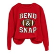 thumbnail image 6 of Womens Crewneck Sweatshirt Fleece Lined Oversized Pullover Long Sleeve Tops for Fall Winter, 6 of 6