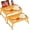 2 pack, variant on Bed Tray Table Breakfast Trays Serving Tray Adjustable Height for Eating Bamboo Bed Laptap Floding Legs with Handles and Phone Holders