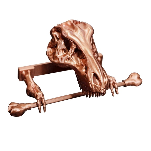 Xoxingysm Skeleton Toilet Paper Holder,Dinosaur Tissue Holder Toilet Paper Holder Bathroom Storage