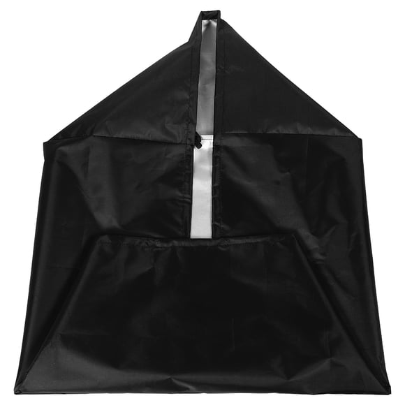 Raindrops Under Desk Elliptical Machine Cover Black Oxford Fabric Waterproof 1Pcs
