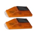 thumbnail image 1 of Solar Night Safety Strobe Light, 60 Hours Solar Strobe Warning Light Light Control Cordless  for Night Driving Red,Yellow,White, 1 of 7