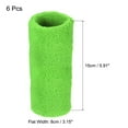 thumbnail image 2 of Uxcell 8x15cm Sport Wrist Bands Terry Absorbent Athletic Sweatband, Green 6 Pack, 2 of 6