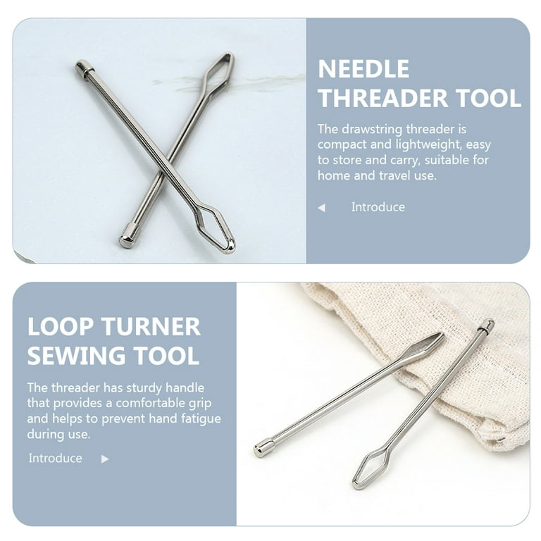 10pcs Drawstring Threader Tool Drawstring Pants Threader Bodkin Sewing Tools