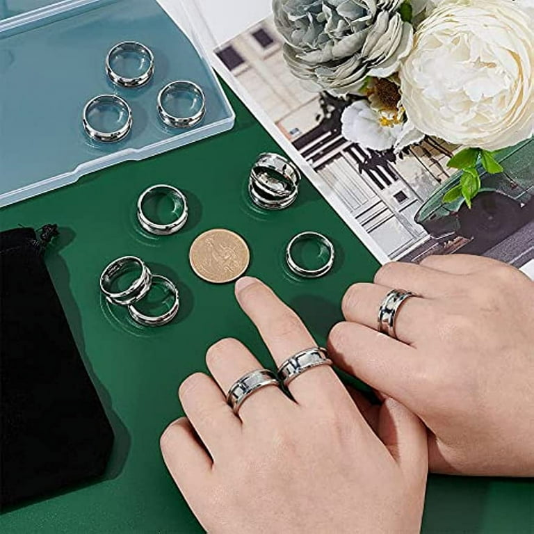 Ring blank deals inlay