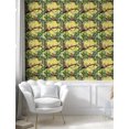 thumbnail image 5 of Ambesonne Watercolor Peel & Stick Wallpaper for Home, Leopards in Jungle, 13"x36", Yellow Green Pale Yellow, 5 of 6