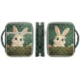 thumbnail image 2 of ZUXONGSY Easter Bunny Egg Print Bible Case for Women Quilted Bible Carrying Case Portable Journal Case with Handle Christian Tote Bag for Christian, 2 of 7
