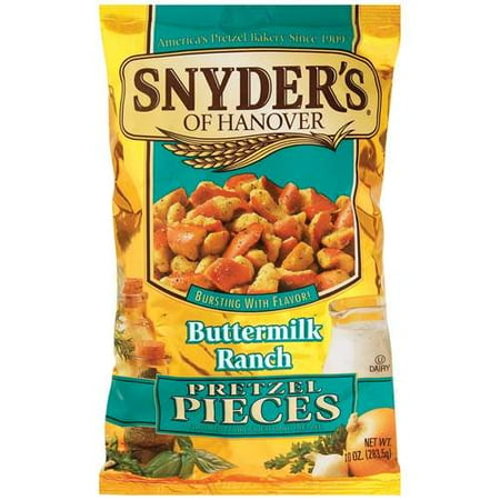 Snyder's Of Hanover: Hard Sourdough Buttermilk Ranch Pretzel Pieces, 10 Oz