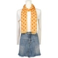 thumbnail image 2 of INSPIRAR CHIC Mujeres 1950s Retro Lunares Chiffon Bufanda, Ligera Suave Transparente Larga Envoltura de Cabeza Chal Bufandas para Todas las Temporadas 63.0"x19.7" Naranja, 2 of 6