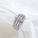 thumbnail image 5 of Anillo de notas musicales, anillo de moda, anillo creativo de diamantes de plata (talla 9), 5 of 5